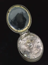 Ovaal Puriteins horloge, ca. 1650